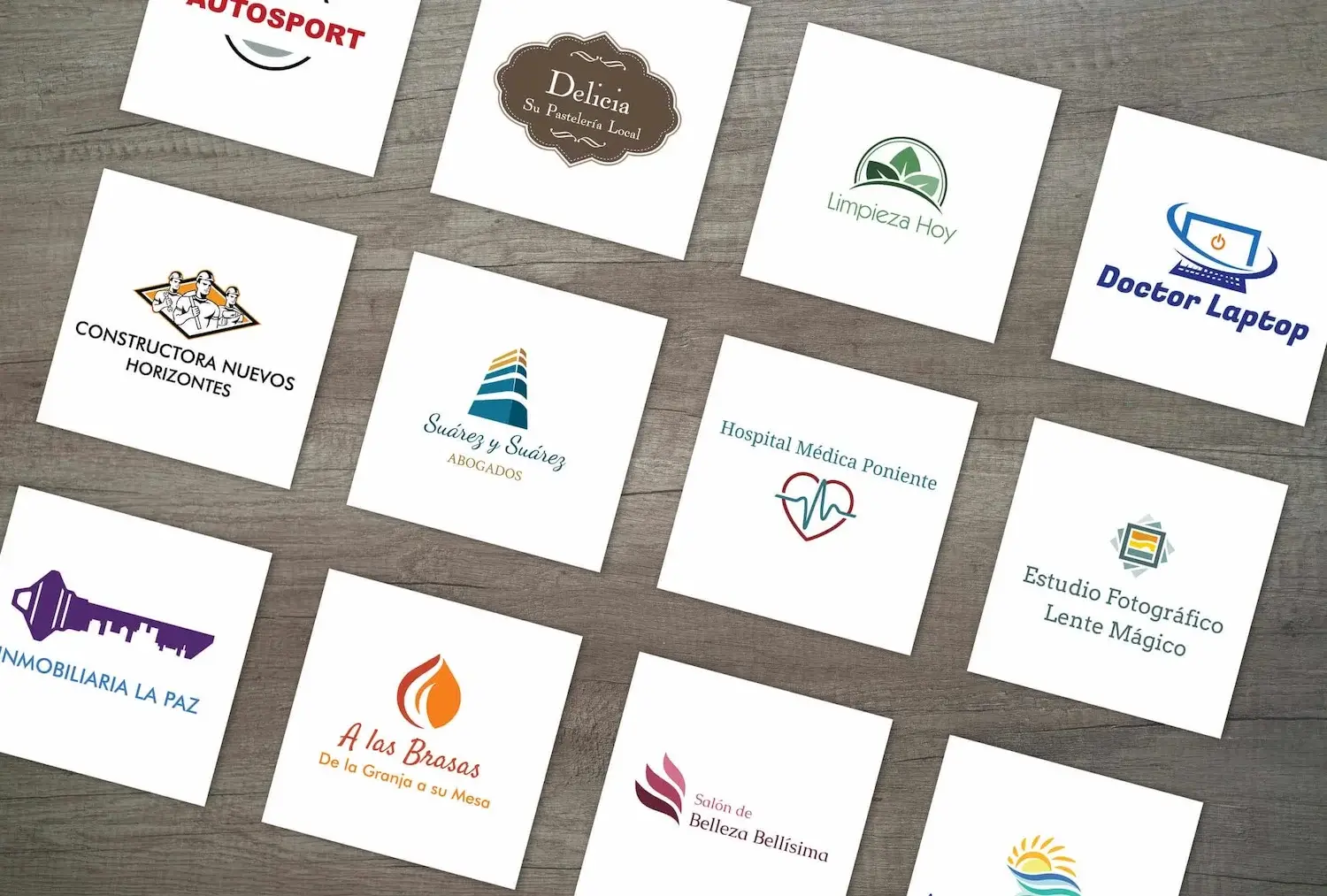 Diseño de logos M-web Design