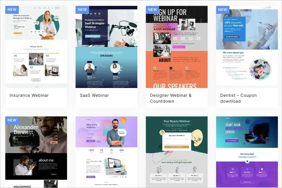 Diseño de landing page M-web Design