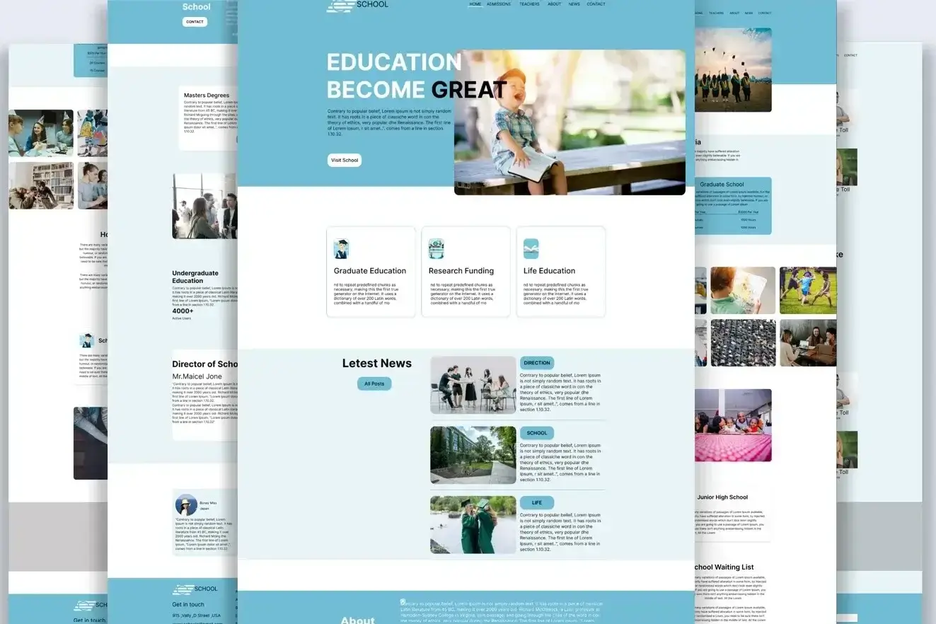 Sitio web personalizado M-web Design